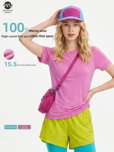 Menyanull | Merino Wool Fast-Drying Womens Sports T-Shirt