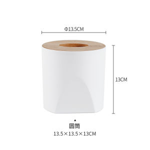 กล่องใส่กระดาษทิชชูไม้เนื้อแข็งสไตล์นอร์ดิก เรียบง่าย แบบ กล่องใส่กระดาษทิชชูสำหรับใช้ในรถยนต์ กล่องใส่กระดาษทิชชูสำหรับวางบนโต๊ะที่บ้าน กล่องเก็บกระดาษม้วน