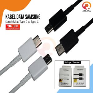[RO ACC] KABEL DATA CHARGER SAMSUNG TYPE TIPE C TO TYPE C 25W SUPER FAST CHARGING NOTE 10 / A7 2018 / A33 / A34 / A35 ORIGINAL