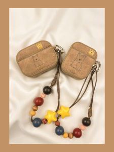 Fall Winter Cartoon Brown West Highland Terrier Airpods Case Wireless Bluetooth Apple pro Earphone Cover Second Generation Third Generation Aipods2 Airpodpro Fourth Generation