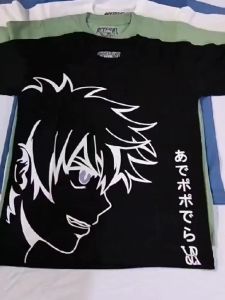 KAOS ANAK TANGGUNG USIA 9-16TAHUN | BAJU DISTRO ANAK LAKI LAKI TANGGUNG | KAOS ANIME SILUET PREMIUM