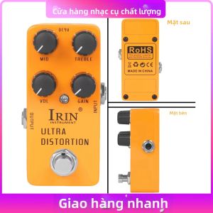IRIN | IRIN RS-17 Đàn Guitar Điện Hiệu Ứng Bàn Đạp Độ Lợi Cao Ultea Biến Dạng True Bypass Kim Loại Hiệu Ứng Guitar Phụ Kiện