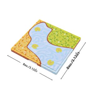 แผ่นฐานแม่เหล็กพร้อมแผ่นฐานหลายแผ่นเพื่อให้เข้ากับของเล่นบล็อกแม่เหล็กโลกของฉันของเล่นเด็ก DIY