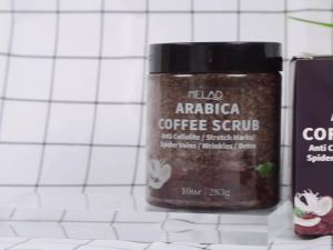 MELAO Coffee Body Scrub Moisturizing Exfoliating Remove Dead Skin Whitening Organic Natural 283g