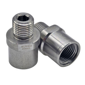 1 Pair Bicycle Pedal Adapters Bike Pedal Parts Fit 9/16 Inch Pedals For 1/2 Inch Cranks Stainless Steel For Cycling Accessories