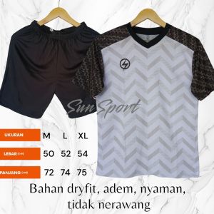 Stelan Jersey Kaos Olahraga Bola Futsal Volly Badminton Dewasa Pria Wanita Favorit Murah Seragam Olahraga Anak-anak Remaja Murah Favorit Pilihan Terbaik