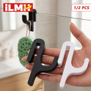 3D Shower Door Towel Hook for 8mm Glass Doors Bathroom Hanger for Clothes Towel Bathrobes Laundry Dormitory Apartment