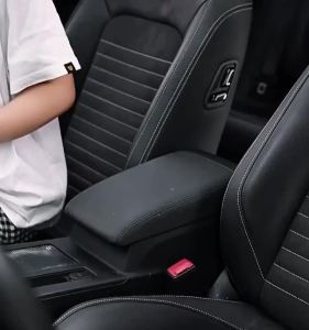 Car Armrest Cushion Booster Pad Central Armrest Box Plush Pad Protection Cover Anti Scratch Universal Heightening Pad