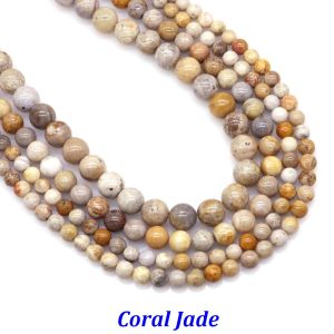4 6 8 10mm Natural Ocean Jasper Stone Loose Gemstone Beads for Jewelry Making Charm Bracelet Wholesale Stone Beads DIY Accessori