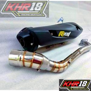 Knalpot Standar Racing Rob1 Nmax Aerox Pcx150 Pcx160 suara bass adem