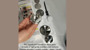Compatible Dolce Nestle Coffee Caps Stainless Steel Reusable Shell Hardware Filter Metal Cup Coffee Accessories Dolcegusto Coffee Maker Refillable Range Reusable Recargable Dolce Gusto Stainless Steel Capsules