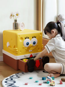 RUIDEDAN | Tủ Đựng Có Hình Cartoon Sáng Tạo Dùng Làm Bàn Bên