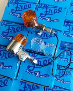 Sein Tabung Bulat Crome Doble Mika Lampu Sein Tabung Bulat Besi Crome Doble Mika Merk Bornfree
