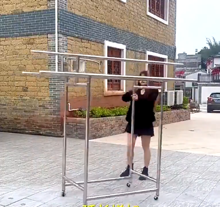 「Premium Quality」Expandable Clothes Rack 304 Stainless Steel Drying ...
