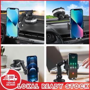 360 ° rotatable Universal Car Mobile Phone Holder / Super Absorption Suction Cup For Windshield Dashboard Mounted Phone Holder / In-Car Smartphone Bracket Compatible With All Phones