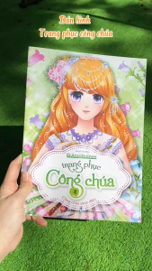 Công chúa sành điệu (tập 4) Sách dán hình trang phục quần áo cho bé gái - Tủ sách sáng tạo - Đinh Tị
