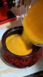 MJ Pasir Emas Hiolo 500 Gram / Serbuk Emas Abu Hiolo 500Gr untuk isi Tempat Tancap Dupa