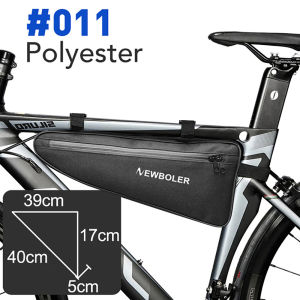 NEWBOLER Large Bike Triangle Bag Bicycle Frame Front Tube Bag Waterproof Cycling Bag Pannier Ebike Tool Bag Accessories XL