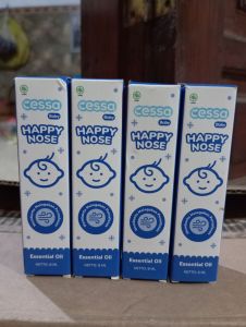 (1pcs) Cessa Baby Happy Nose Essential Oil Cesa Biru Hidung Bayi Anak-Anak 8ml (Expired Agustus 2025) Kebutuhan Anak