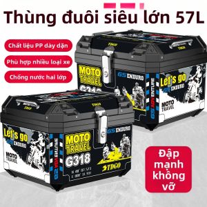 BONINGYU | Thùng cốp sau xe máy xe điện đa năng dung tích lớn