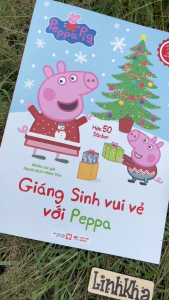 Giáng sinh vui vẻ với Peppa Pig - Sách tô màu và 50+ stickers - Tân Việt