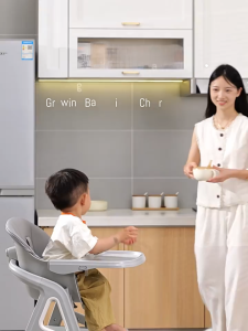 Kids Growth High Chair 2 in 1 Convertible High Chair