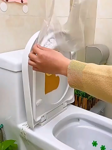 Sét 10 Miếng lót bồn cầu dùng một lần giấy lót bồn cầu chống thấm nước dùng khi đi du lịch vệ sinh bên ngoài