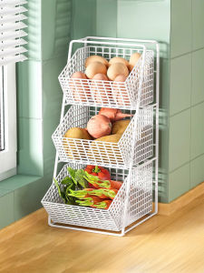 Multifunctional Kitchen Vegetable and Fruit Storage Racks