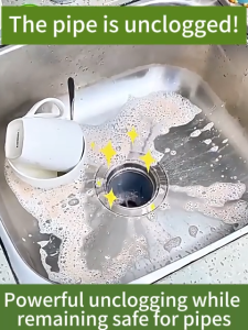 Drain Cleaner Powder 80g Drain Cleaner Powder Deodorize Sink Remover Dredging Hair & Food Clogs Prevents Clogging Fast Results