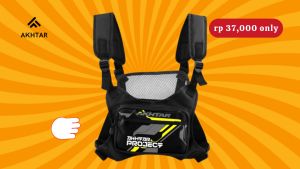 Chest bag tas dada pria tactical army multipungsi dengan sablon motiv printing