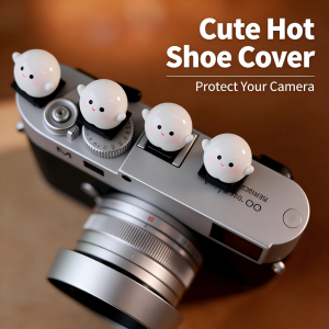 Universal Lovely Camera Hot Shoe Cover Anti-Dust Protector for Canon Nikon Sony Fuji XT5 XT4 XM5 XS10 Leica M11 M10 Accessories