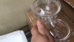 Combo 10 hủ đựng gia vị chanh ớt có muỗng và nắp nhựa acrylic trong suốt  HU44A -120 ml/ HU45A - 260 ml