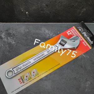 Kunci inggris 12 inch Tjap Mata 2 fungsi kunci pipa 12" Cap Mata