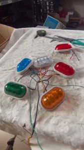 COMBO 5 đèn chớp nóc thùng xe ô tô chịu nước. Đèn chớp nóc 2 chế độ SD4045 cực đẹp. Điện 12v và 24v