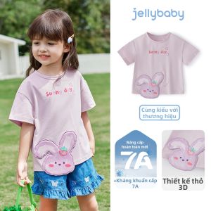 Jelly Baby | Áo Thun Mùa Hè Chống Khuẩn Hình Cartoon Dễ Thương