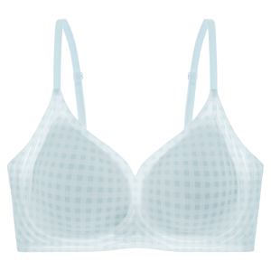 Miiow | Cat Girl High School Girl Sports Bra Thin Strap Breathable Summer Thin Seamless Underwear Nylon Fabric V-Neck Fixed Strap