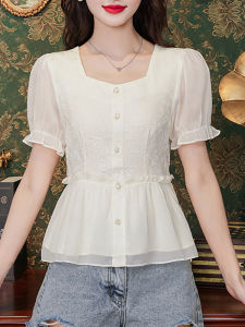 Fashionable Elegant Versatile Age-reducing Womens Shirt