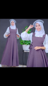 Baju Gamis Anak Remaja Perempuan Usia 11-18 Tahun Gaun Musllim simpel Polos
