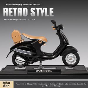 Mô Hình Xe Máy Piaggio Vespa 946 Tỷ Lệ 1:12 Hợp Kim