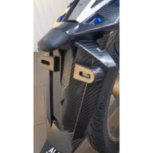 YAMAHA Y15 Y15ZR MUDGUARD BELAKANG EKOR VIETNAM MODIFIED BIG REAR FENDER EXCITER MAGAT LAMPU PLATE CUTTING NYAMUK CARBON BLACK FORGE CARBON