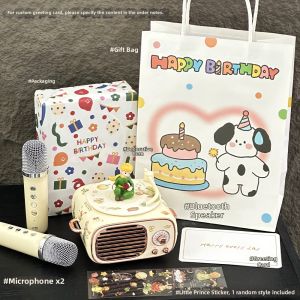 WANYIJU | K Song Speaker for Girls 12 Microphones