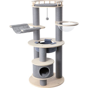 Honeypot Cat | Large Wooden Cat Climbing Frame Tree Bed Imported Plywood