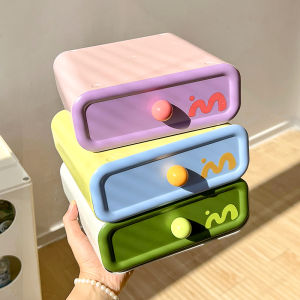 Drawer Type Cosmetic Storage Box for Women Makeup Desk Sample Mask Organizer Multi Layered Storage Rack Beauty Product Holder