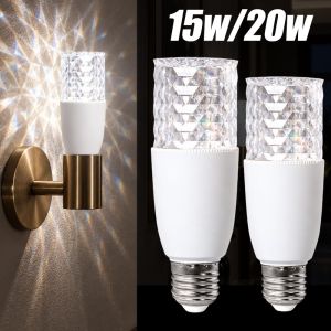 E27 Screw Base Cylindrical Bulb 15W 20W White Energy Saving LED Lights for Bedroom Kitchen