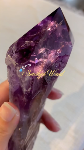 紫宝💎天然乌拉圭紫水晶权杖  [19.5cm] Natural Amethyst Wand - High Grade   🇲🇾Eco Palladium Block A 02-20 Johor Bahru  #amethystwand #紫宝 #天然紫水晶权杖
