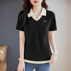 QIAOXIZI | Fashionable Slimming T-shirt for Women 2025 New Arrival