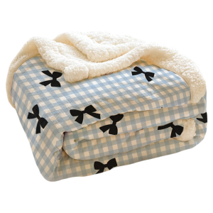 Gaorui | Soft Woolen Blanket for Sofa Nap Student Dorm Air Conditioner Cover Shawl