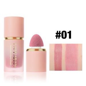 Handaiyan kem dạng lỏng Blusher đường viền hoàn thiện tự nhiên dễ dàng để áp dụng matte kem dạng lỏng Blusher Rouge Blusher
