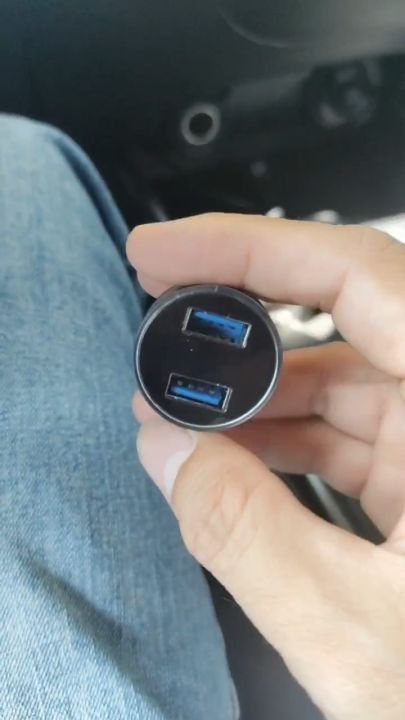Tẩu Sạc Nhanh Ô Tô USB Kép 3.1A Cổng Suất 17.5W Tẩu Sạc Ô Tô 12V 24V