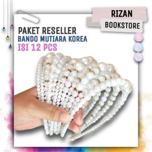 Paket RESELLER Bando Mutiara Korea (12 PCS)